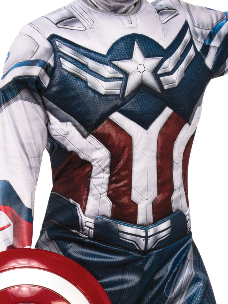 Captain America Deluxe Costume for Kids Marvel Falcon the