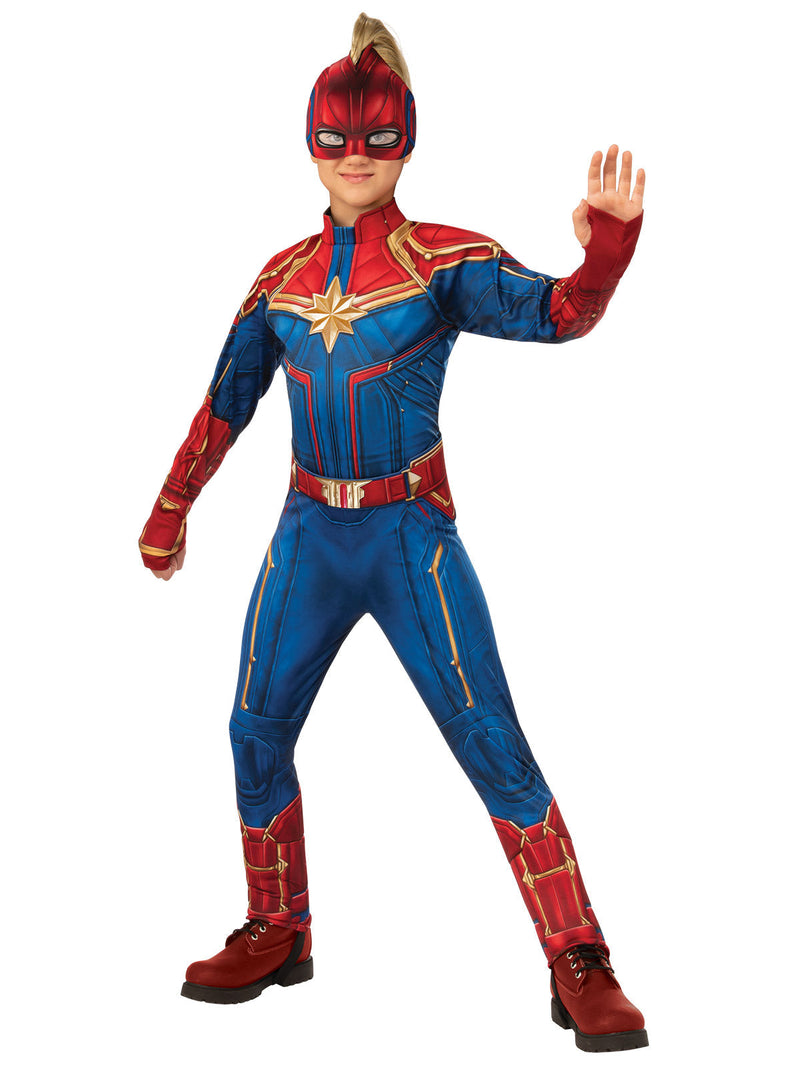 Captain Marvel Deluxe Costume for Kids Marvel Captain Marvel