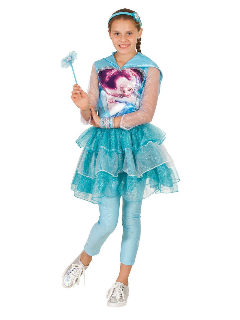 Elsa Footless Tights for Kids Disney Frozen Costume World NZ