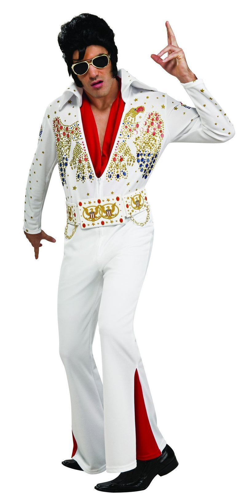 2022 King of Rock and Roll Elvis Aaron Presley Singer Suit Outfit Pink  Cosplay Costume