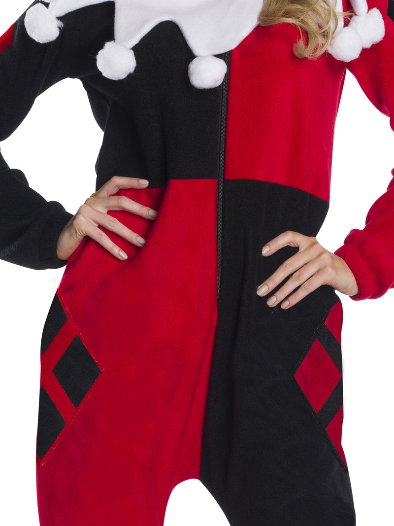 Harley Quinn Onesie Jumpsuit Costume for Adults Warner Bros Suicide