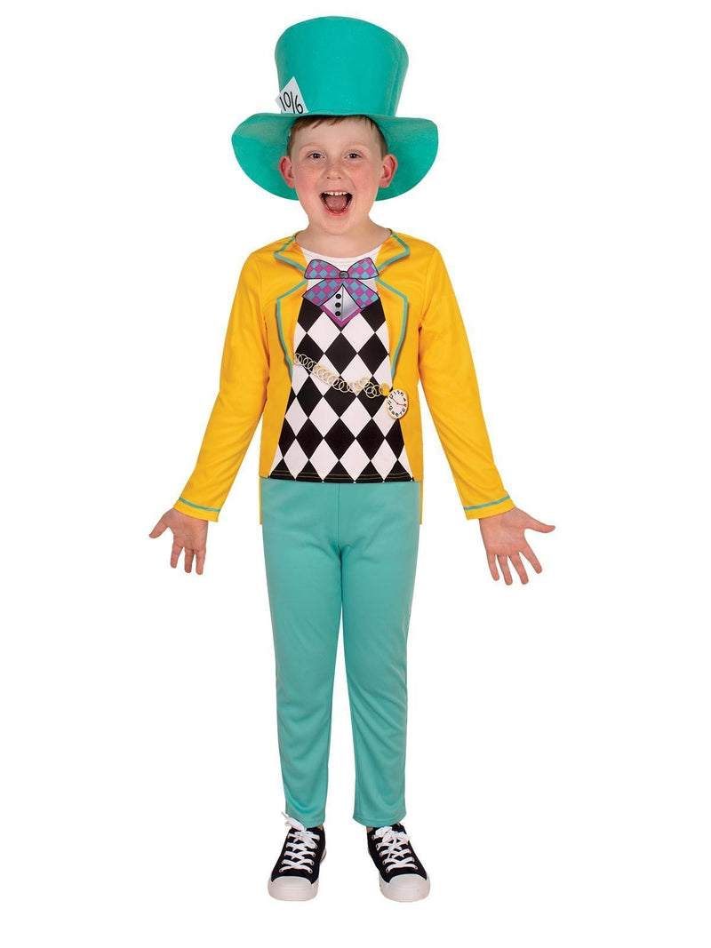 Mad Hatter Boy – Disney Alice in Wonderland – Bambini Costume – Medium –  116 centimetri – Età 5-6 – Giochi e Prodotti per l'Età Evolutiva