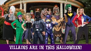 Villains are in this Halloween!