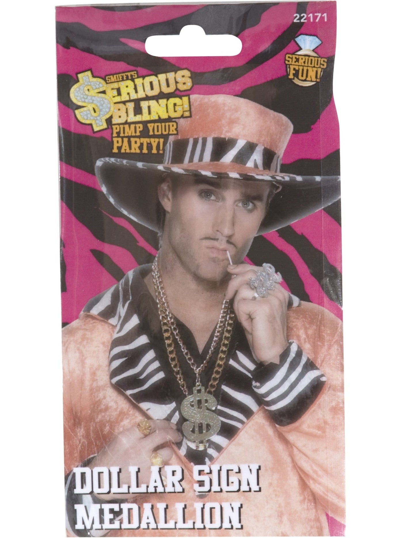 Money. Sign Accessory Dollar Sign Large Gold Medallion Accessory for Adults | Costume World NZ