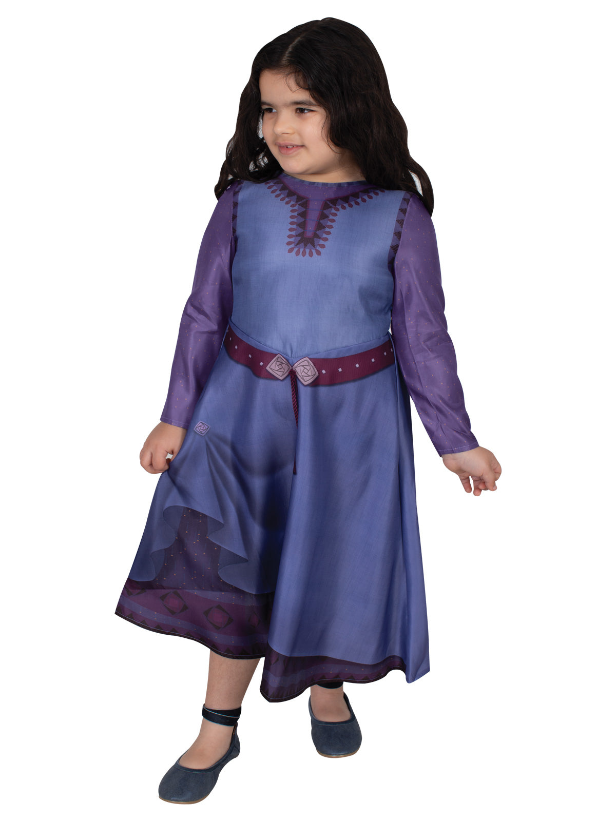 Disney Wish Asha Purple Dress Movie Cosplay Costume Women