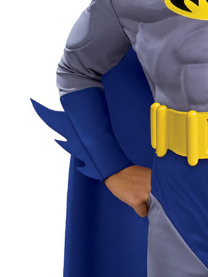 Batman Deluxe Muscle Chest Costume for Toddlers and Kids - Warner Bros Batman: Brave and Bold