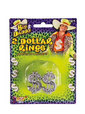 Big Daddy Dollar Sign Ring (2 Pack)