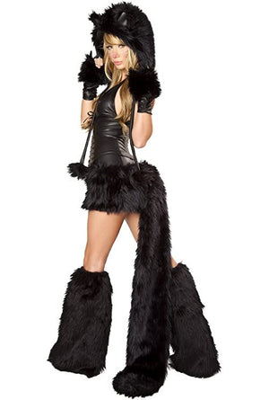 Black Cat Sexy Deluxe Costume for Adults