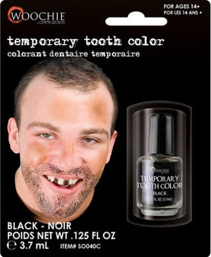 Black Temporary Tooth Colour