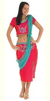 Bollywood Starlet Pink Costume for Adults