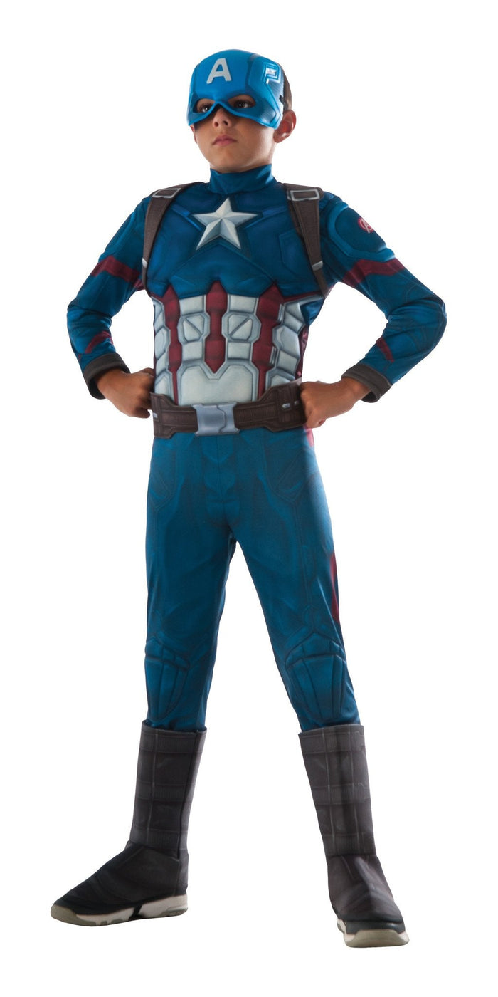 Captain America Deluxe Costume for Kids - Marvel Captain America: Civil War