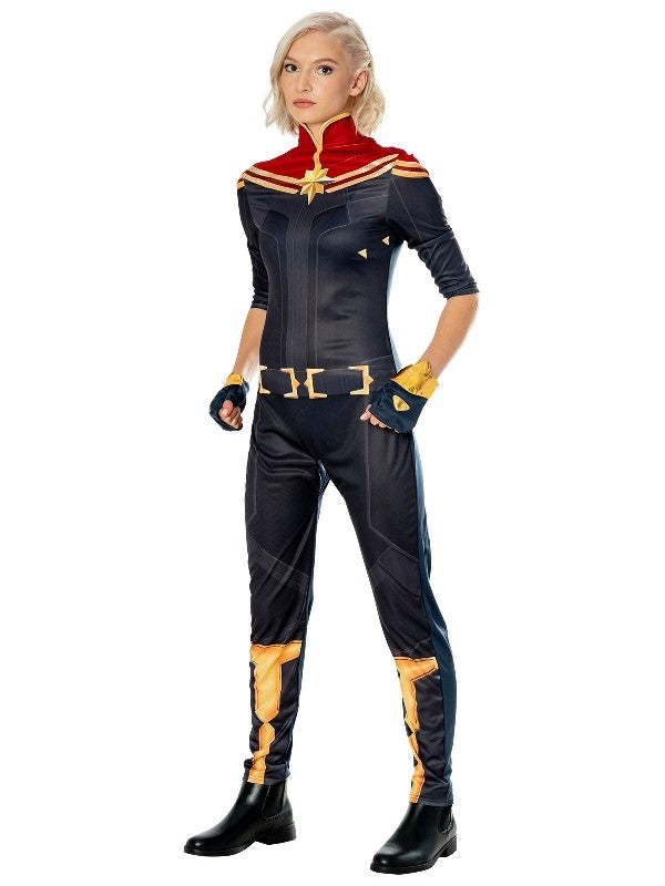 Adult Women Superhero Captain Marvel Carol Danvers Cosplay Pants
