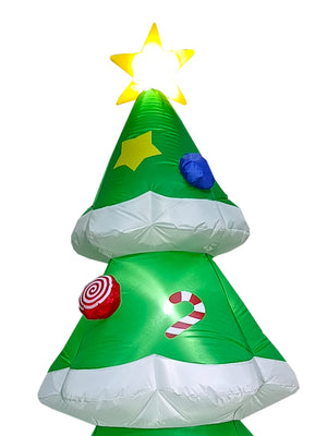 Christmas Tree 8-Foot-Tall Inflatable Lawn Prop