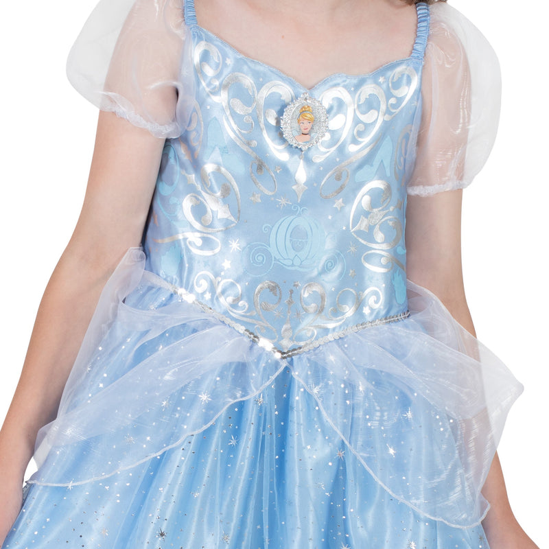 Cinderella Deluxe Kostüm Größe M Von Rubies – Aschenputtel-Verwandlung Für Karneval & Partys