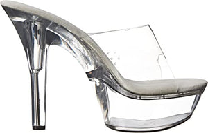 Clear Mule 6 Inch Heel for Adults