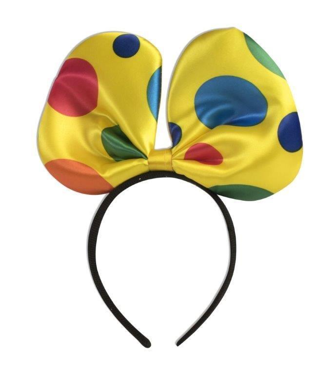 Clown Polka Dot Headband for Adults