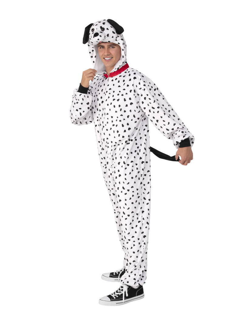 Dalmatian Furry Onesie Costume for Adults Costume World NZ