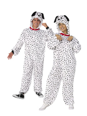 Dalmatian Furry Onesie Costume for Adults