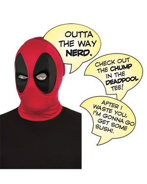 Deadpool Deluxe Mask with Speech Bubble - Marvel Deadpool