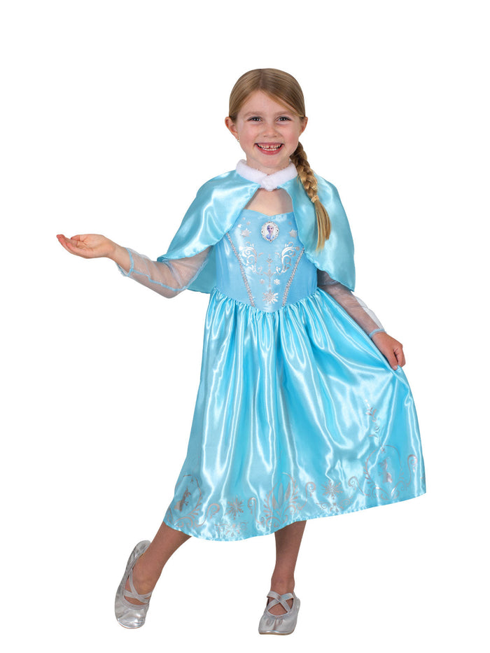 Elsa Deluxe Cloak Costume for Kids - Disney Frozen