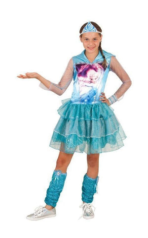 Elsa Hooded Tutu Costume for Kids - Disney Frozen