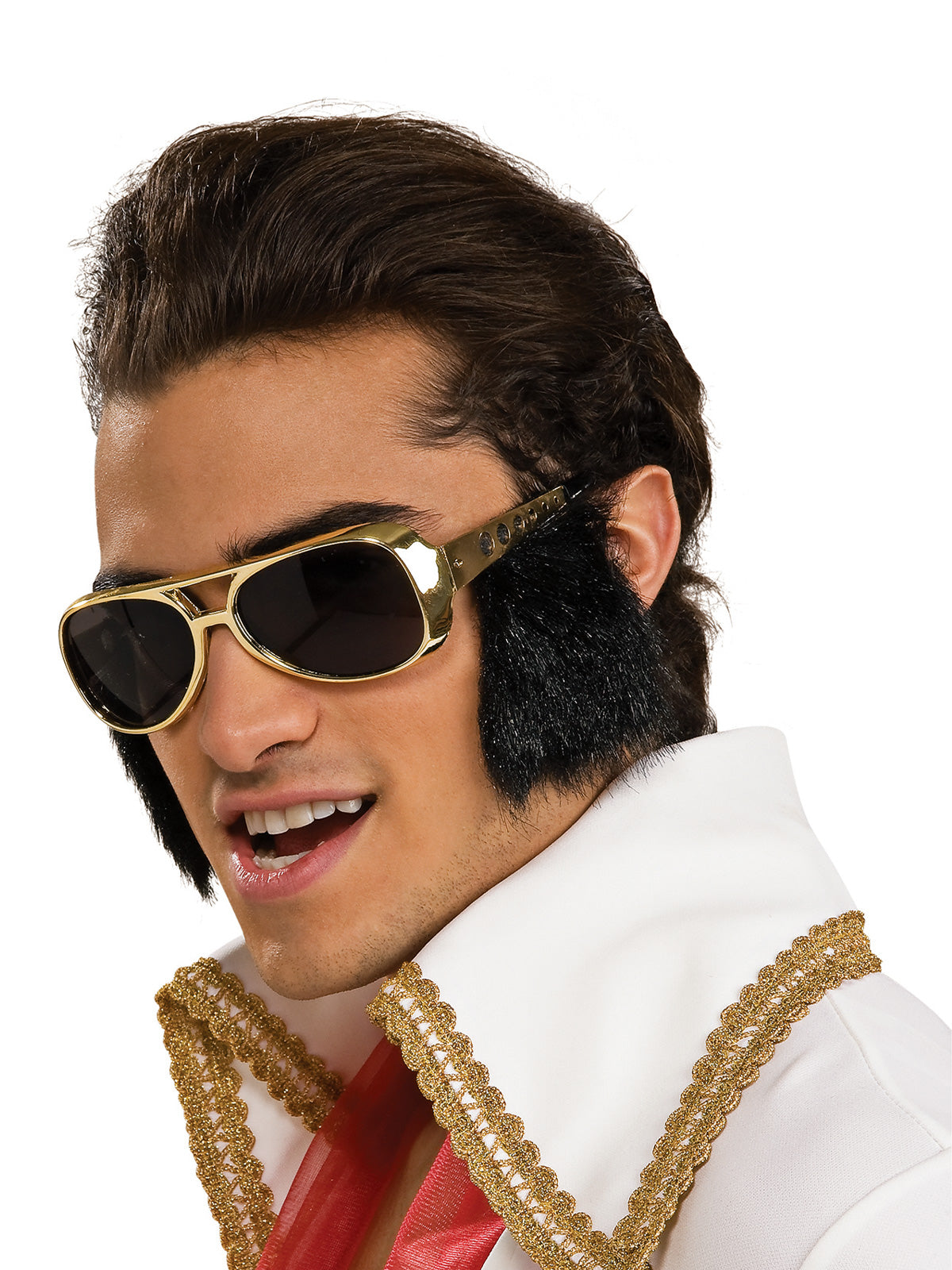 Elvis Glasses With Sideburns Elvis Presley Costume World NZ