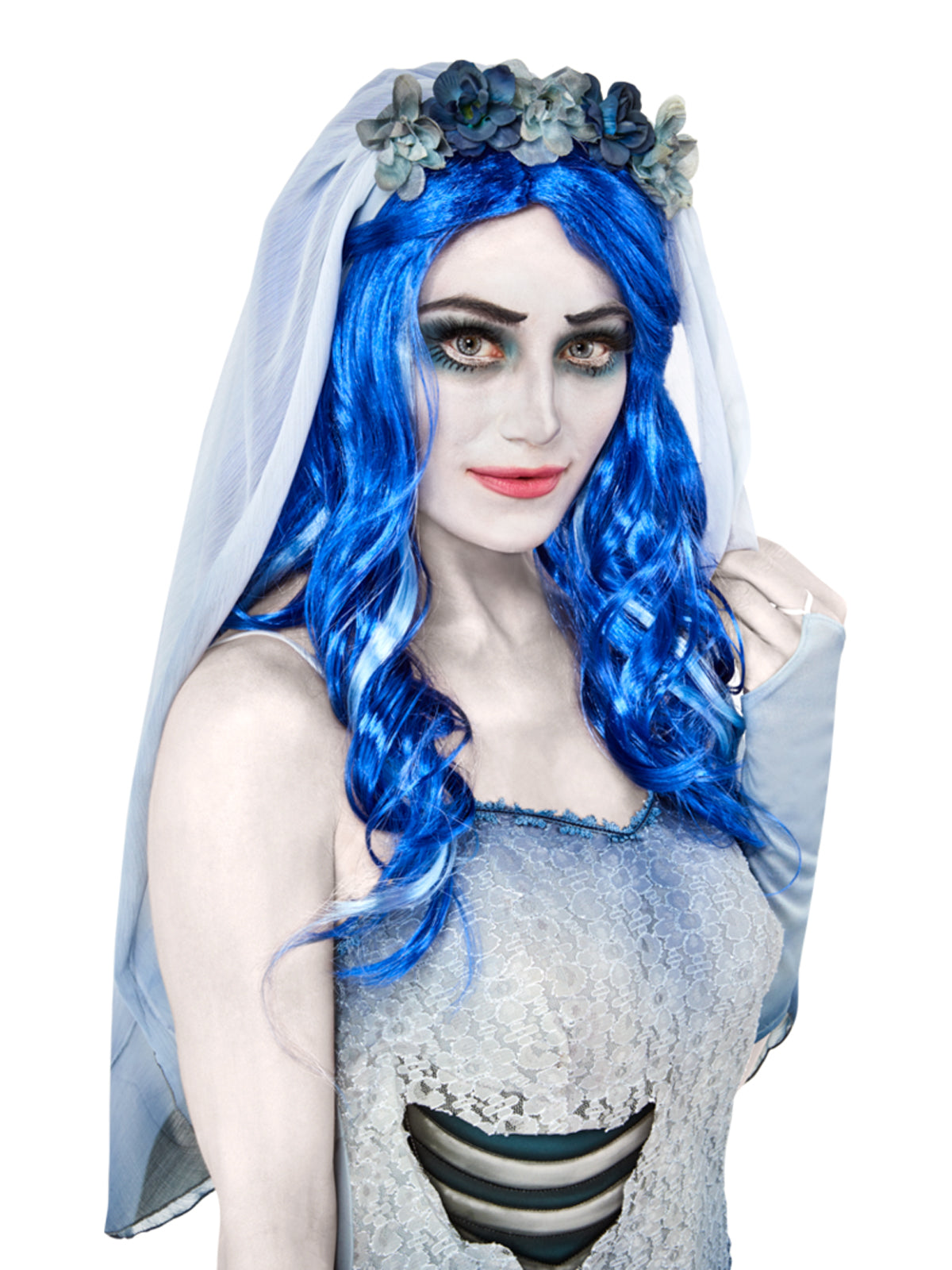 Emily Wig for Adults Tim Burton s Corpse Bride Costume World NZ