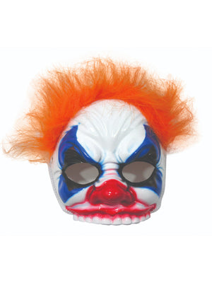Evil Clown Mask with Hair