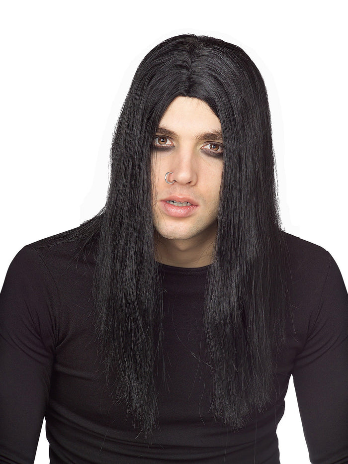 Evildoer Black Wig for Adults