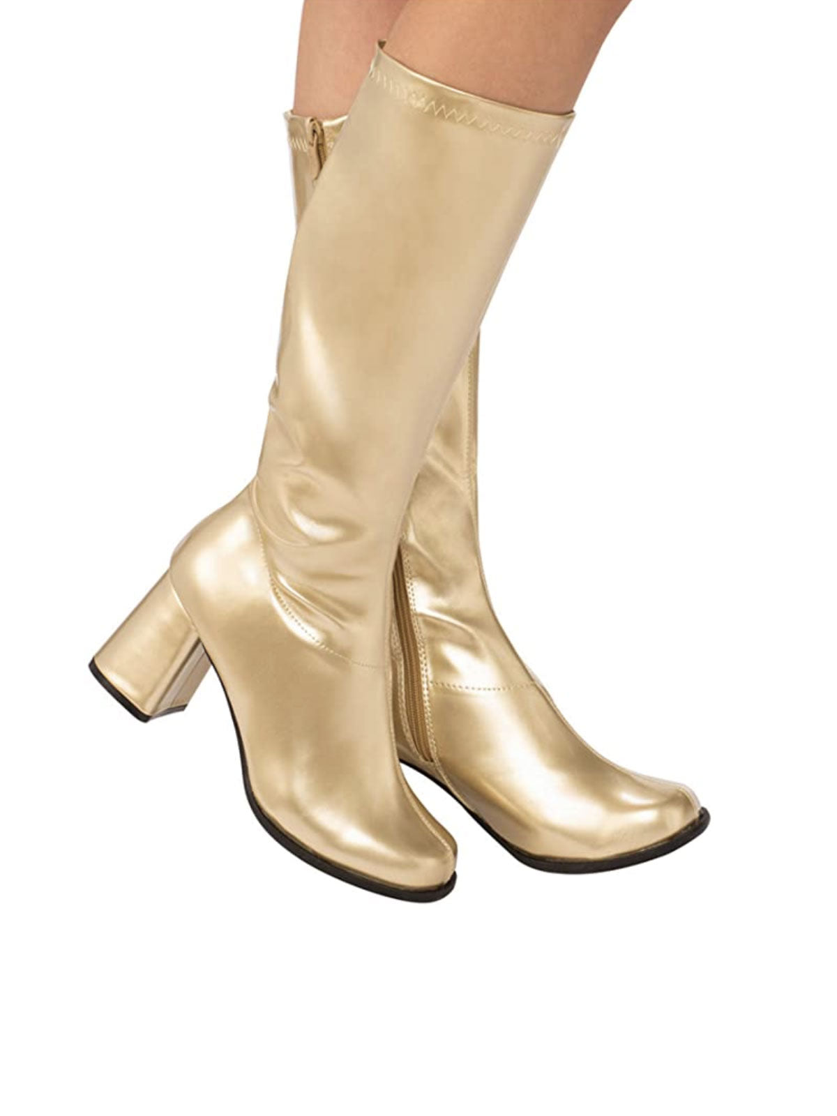 Go Go Gold Boots for Adults Costume World NZ