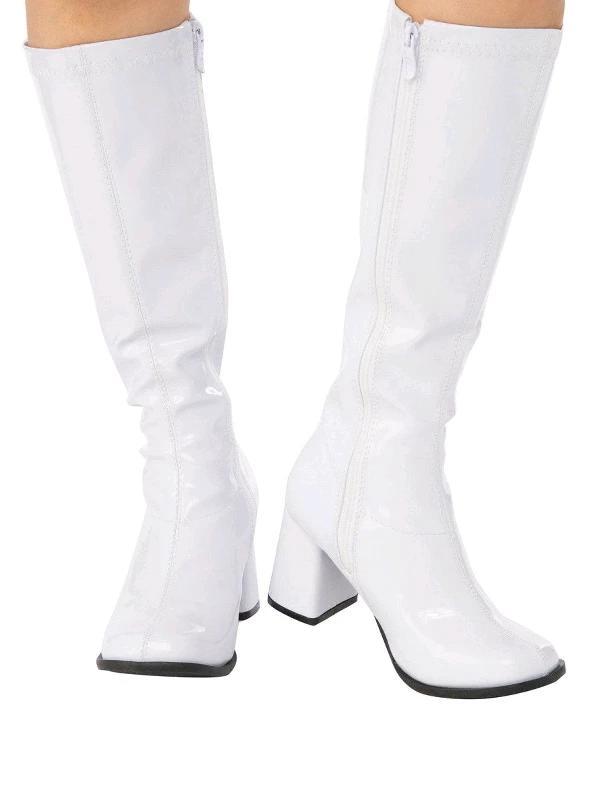 Go Go White Boots for Adults