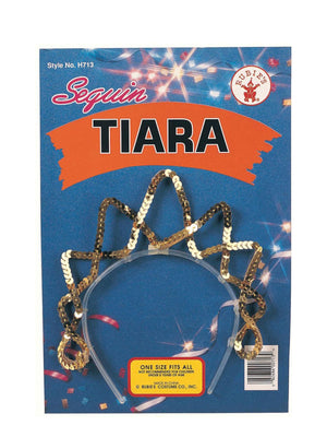 Gold Sequin Tiara Headband