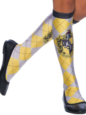 Hufflepuff Costume Socks for Kids & Adults - Warner Bros Harry Potter