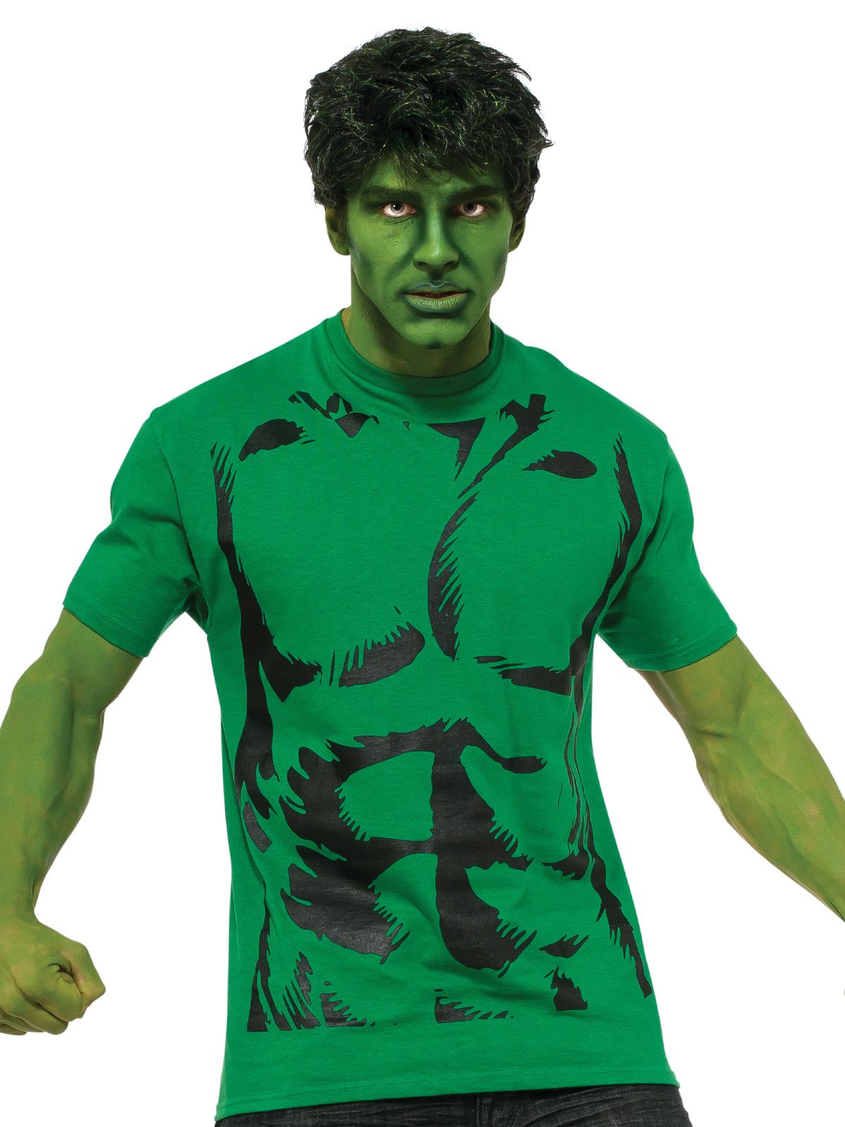 Style Hulk Hulk Costume T-Shirt and Wig Set for Adults - Marvel Avengers | Costume ...