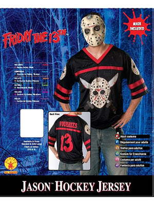 Jason Voorhees Hockey Jersey Costume for Adults - Friday the 13th