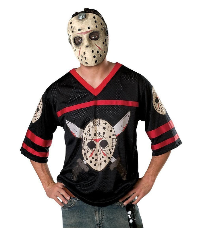 Jason Voorhees Hockey Jersey Costume for Adults - Friday the 13th