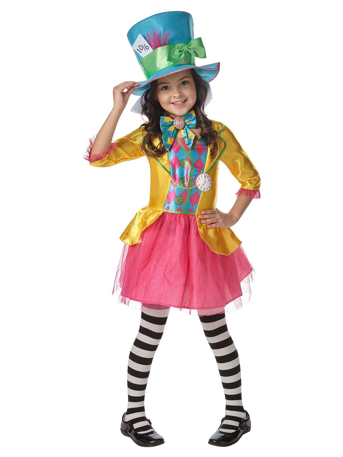 Mad Hatter Deluxe Dress Costume for Kids - Disney Alice in Wonderland