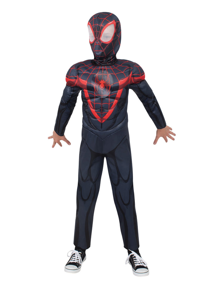 Miles Morales Deluxe Lenticular Costume for Kids - Marvel Spider-Verse