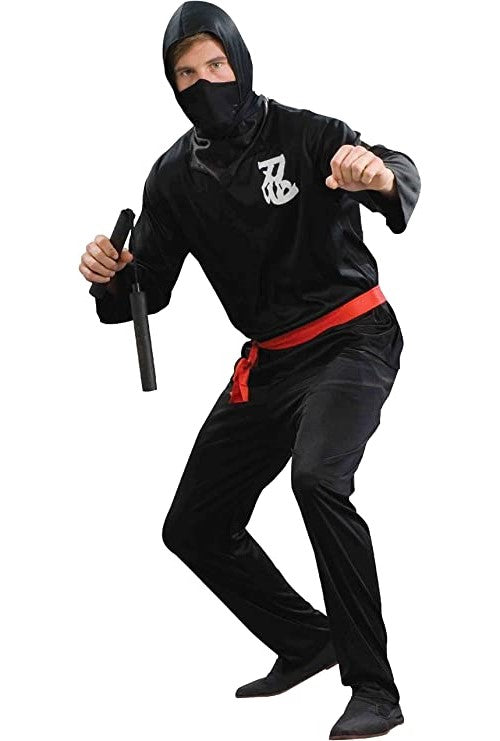 Ninja Black Costume for Adults