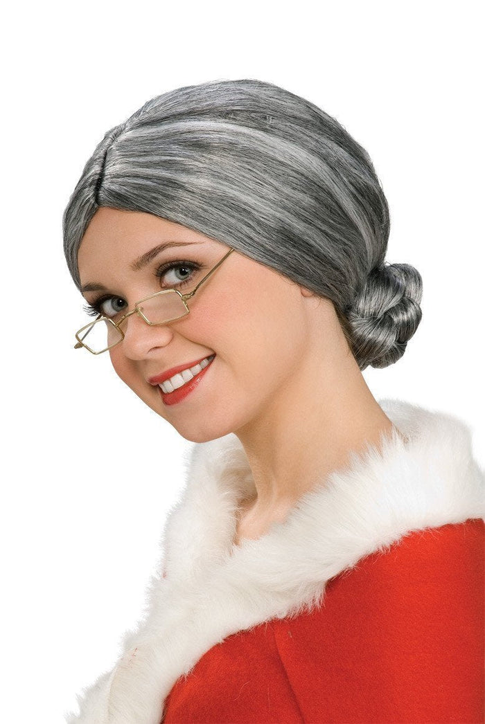 Old Lady Grey Wig for Adults