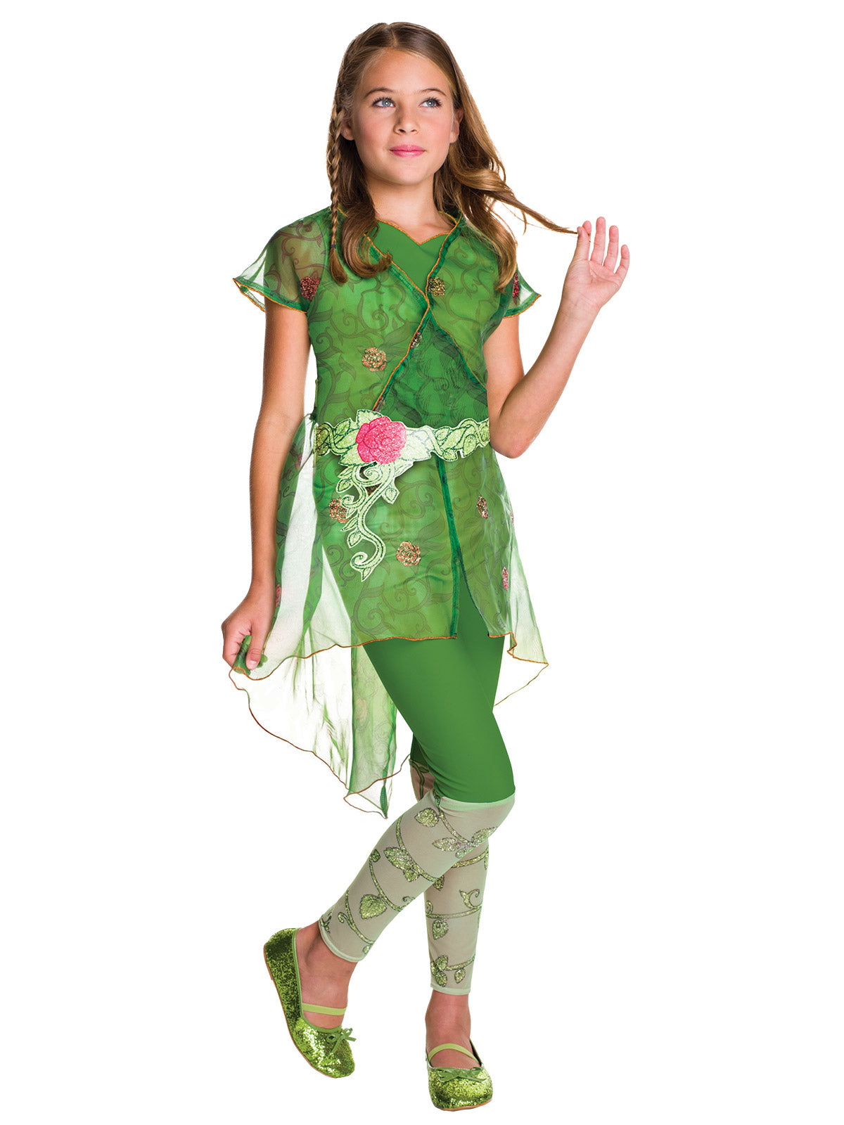 Poison Ivy Deluxe Costume for Kids - Warner Bros DC Super Hero