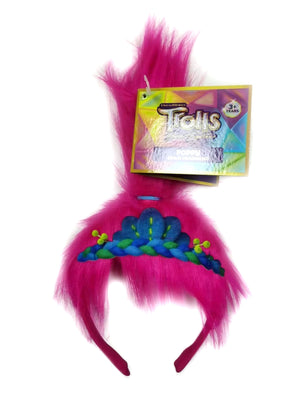 Poppy Headband with Hair for Kids - Dreamworks Trolls 3