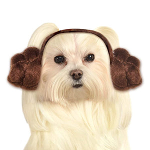 Princess Leia Buns Pet Headband - Star Wars