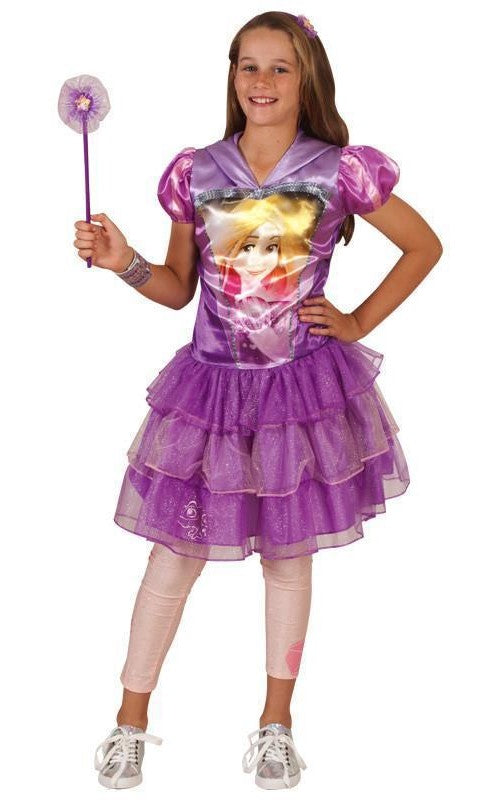 Rapunzel Hooded Tutu Child Dress for Kids - Disney Tangled