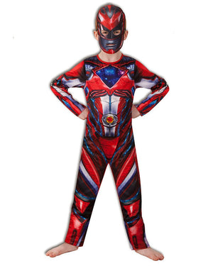 Red Rangers Classic Costume for Kids - Saban Power Rangers