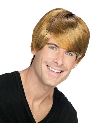 Rocket Man Light Brown Wig for Adults