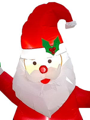 Santa Claus 4-Foot-Tall Inflatable Lawn Prop