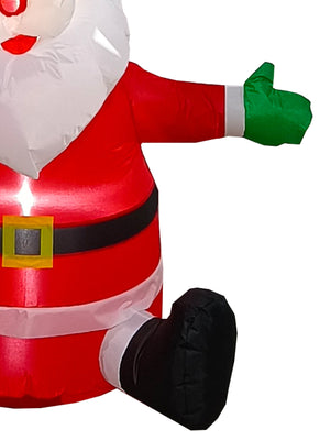 Santa Claus 4-Foot-Tall Inflatable Lawn Prop