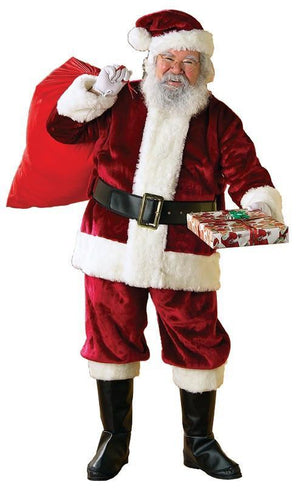Santa Suit Crimson Regency Deluxe Costume for Adults