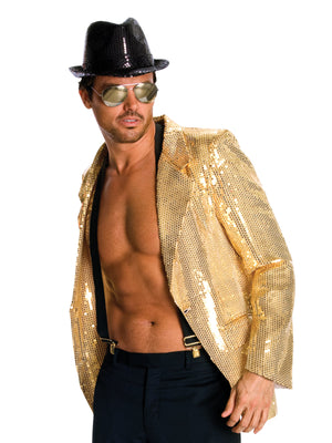 Sequin Gold Jacket for Adults